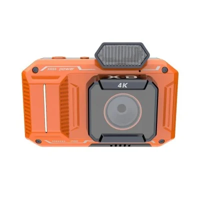 Porodo Advanced Digital Camera Video Stabilization & 18X Zoom - Orange